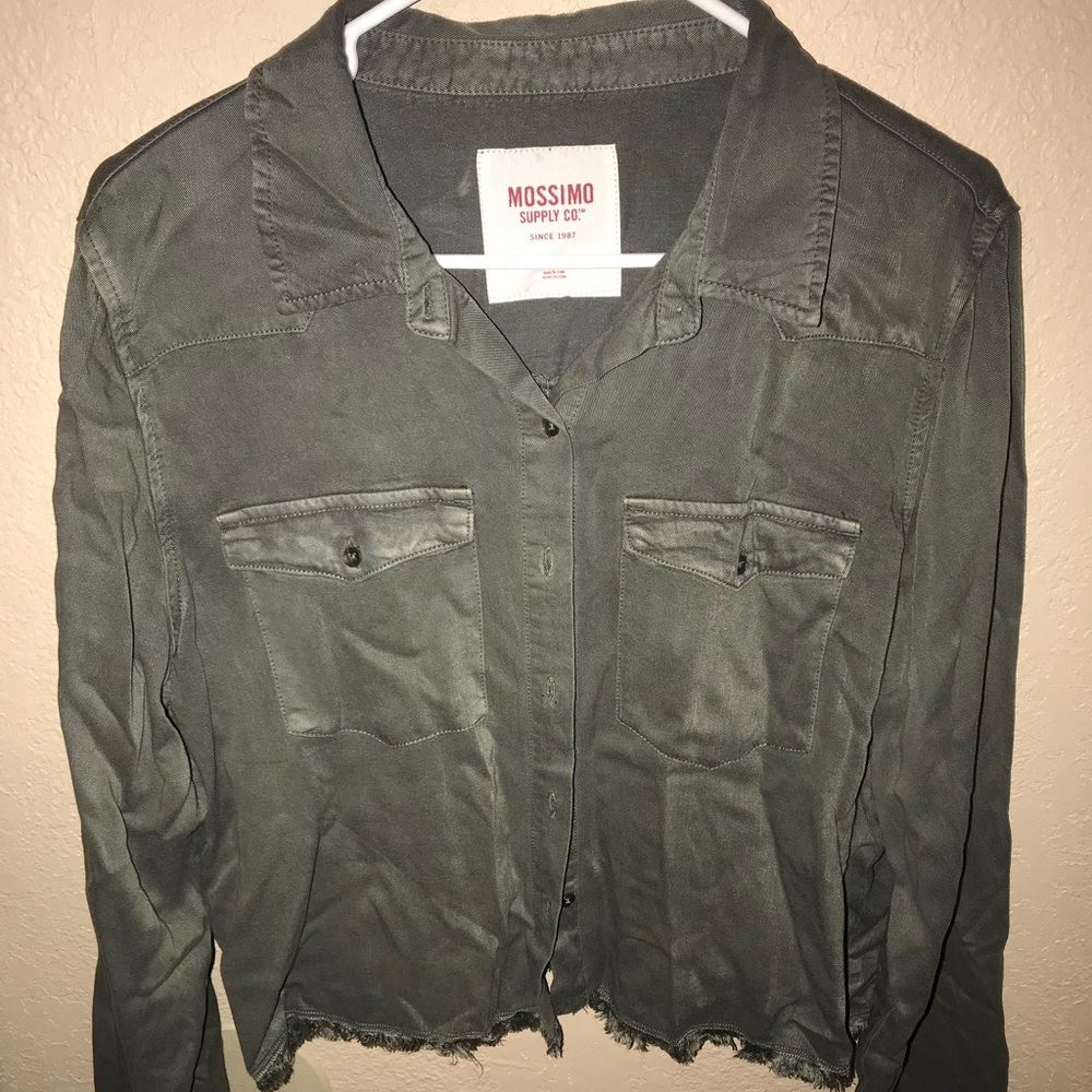 Military styles button up